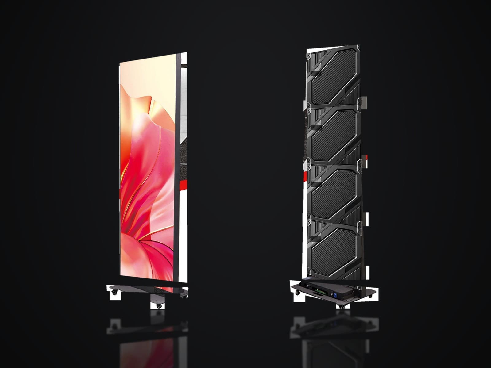 FD Series — Fold-Up LED Posters, alternate configuration